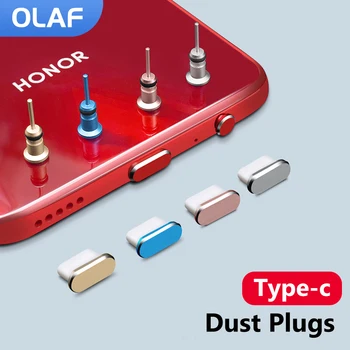 Olaf Tip C de Telefon de Încărcare Port de 3.5 mm pentru Căști Jack Sim Card USB C Dop de Praf Pentru Samsung S10 S9 S8 Nota 9 Huawei P10 P20 P30 Pro 0