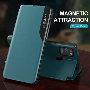 Magnetic inteligent Piele Stand Flip case Pentru Samsung Galaxy a52 a72 m31s m21 a13 a12 a32 a21s a31 a51 a71 m52 a52s Capacul Telefonului