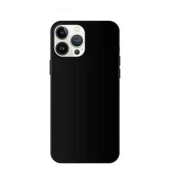 Negru Mat de Caz pentru iPhone SE 2022 Caz Înapoi Moale de Silicon Cover pentru iphone se2022 13 12 11 Pro Max 7 8 6 s Plus 5 5S Caz Capa 0