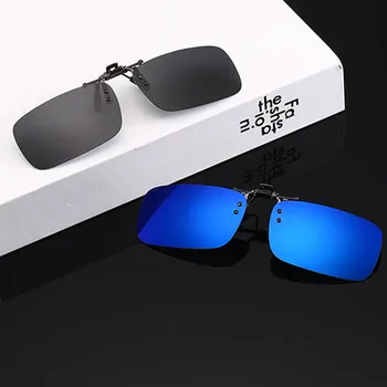Monocromatic de polarizare clip de Pescuit ochelari de Soare de conducere UV400 ochelari de miop pentru bărbați și femei anti-ultraviolete cu ochelari de Soare clip