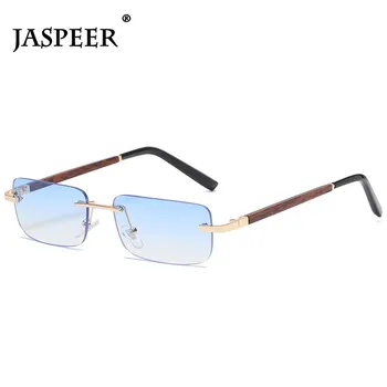 JASPEER Epocă Dreptunghi ochelari de Soare Barbati de Brand Designer de Steampunk Ochelari de Soare UV400 Conducere Nuante de Moda pentru Femei Ochelari