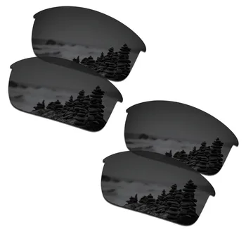 SmartVLT 2 Perechi de ochelari de Soare Polarizat Lentile de Înlocuire pentru Oakley Bottle Rocket Stealth Negru și Stealth Black