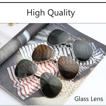 De înaltă Calitate ochelari de Soare Polarizat Bărbați Femei Minerală de Sticlă Lentile de Prescriptie medicala Ochelari de Protecție UV400 Moda Rame Ochelari de vedere