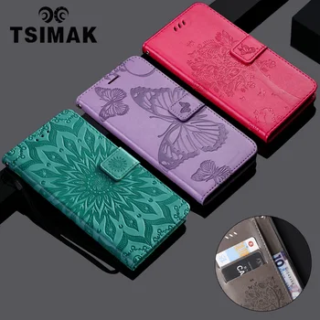 Tsimak Flip PU Piele Caz Pentru LG Q6 Q6+ Plus M700N M700A M700DSK M700AN Portofel Caz de Telefon Acopere Coque