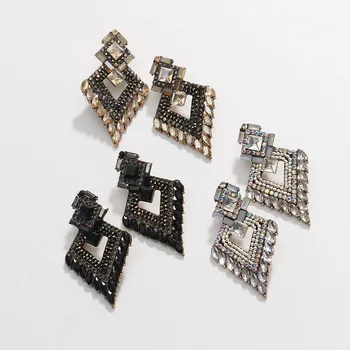 Ztech Săgeată Pandantive Geometrice Vintage Din Metal Cristal Bijuterii Statement Boho Cercei Pentru Femei, Accesorii Femei En-Gros