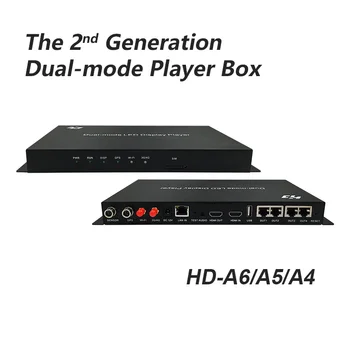 Huidu A4 A5 A6 Asincron Sincronizare Dual-mode Player Caseta Video Wall Ecran cu Led-uri P2 P2.5 P3 P3.91 P4 P5 P6 P8 P10 Plin De Culoare