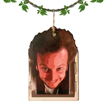Om Amuzant Ornamente Pentru Pomul De Craciun Amuzant Fata Emoție Crăciun Acrilice Agățat Decoratiuni Caracter De Comedie Agățat Decorative 0