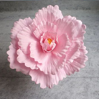 80CM Gigant Spuma PE Rose Flori Simulare Ramură de Nunta Decor Decor Bujor de Grădină Perete Drum Citată Etapa de Aprovizionare Partid 0