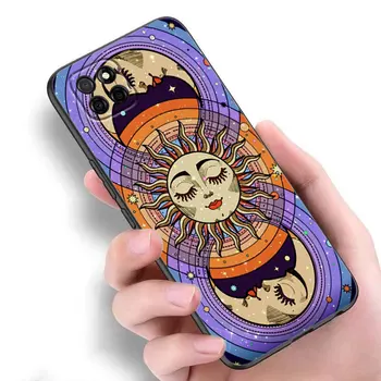 Vrăjitoarele Luna Tarot Pisica Caz de Telefon Pentru Samsung Galaxy A13 A22 A32 4G A53 A73 5G A21 A30 A50 A52 S A12 A23 A31 A33 A51 A70 A71 A72 1