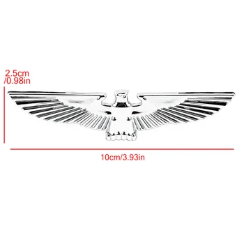 DSYCAR 1buc Animale 3D Decorare Auto Metal Eagle Adeziv Masina Insigna Emblema Autocolant pentru Universal Auto Moto Bike 1
