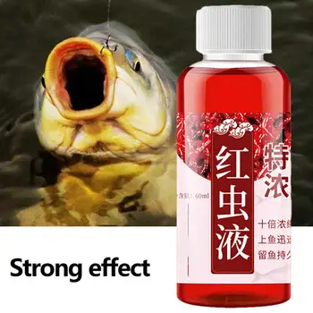 60ML de Lichid de Sânge Pește Vierme Spray Atractant Aroma Aditiv Miros de Pește Miros de cartofi dulci Nada Caras Somn de Iarnă 1