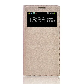 Piele Flip Cover Smart View Pentru Samsung Galaxy S4 S 4 Mini GT-I9190 I9192 I9195 GT-I9190 GT-I9505, GT-I9500 Caz de Telefon 1