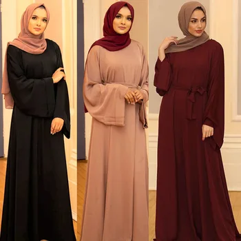Abaya Dubai Turcia Musulmană Moda Hijab Rochie Caftan Islam Haine Africane Rochii Maxi Pentru Femei Vestido Halat De Musulmani De Modul 1