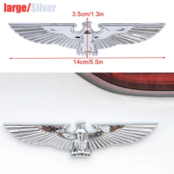 DSYCAR 1buc Animale 3D Decorare Auto Metal Eagle Adeziv Masina Insigna Emblema Autocolant pentru Universal Auto Moto Bike 2