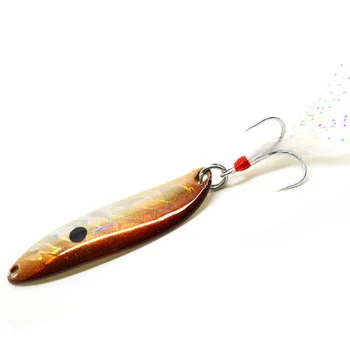 5.5 cm 10g Metal Greu Momeli de Pescuit Lingura Atrage Metal atrage lingura de pescuit momeală greu momeală, pescuit cu muscă 2