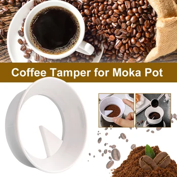 85MM 90MM Cafea Tamper pentru Moka pot Rotativ Pulbere de Dozare Inel de Cafea Distribuitor Egalizare Espresso Instrumente 2