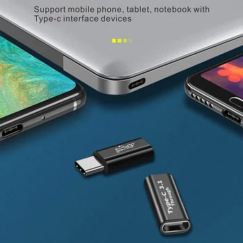 Tongdaytech C Usb De Tip C Tip Adaptor-C prin Cablu Convertor USBC OTG Adaptor pentru Macbook Pro Xiaomi Telefon Samsung Cablu de Încărcător 3