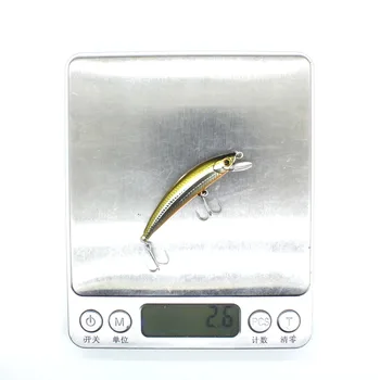 AOCLU wobbler Jerkbait 6 Culori 50mm 2.6 g Greu Momeală de Pește momeli de Pescuit Bass apă Sărată VMC hooks aborda 3