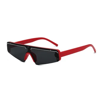 Noua Moda fără ramă Top Plat ochelari de Soare Femei Cadru Roșu de Moda Ochelari de Soare Pentru Barbati Brand Designer de sex Feminin Nuante Oculos de sol 3